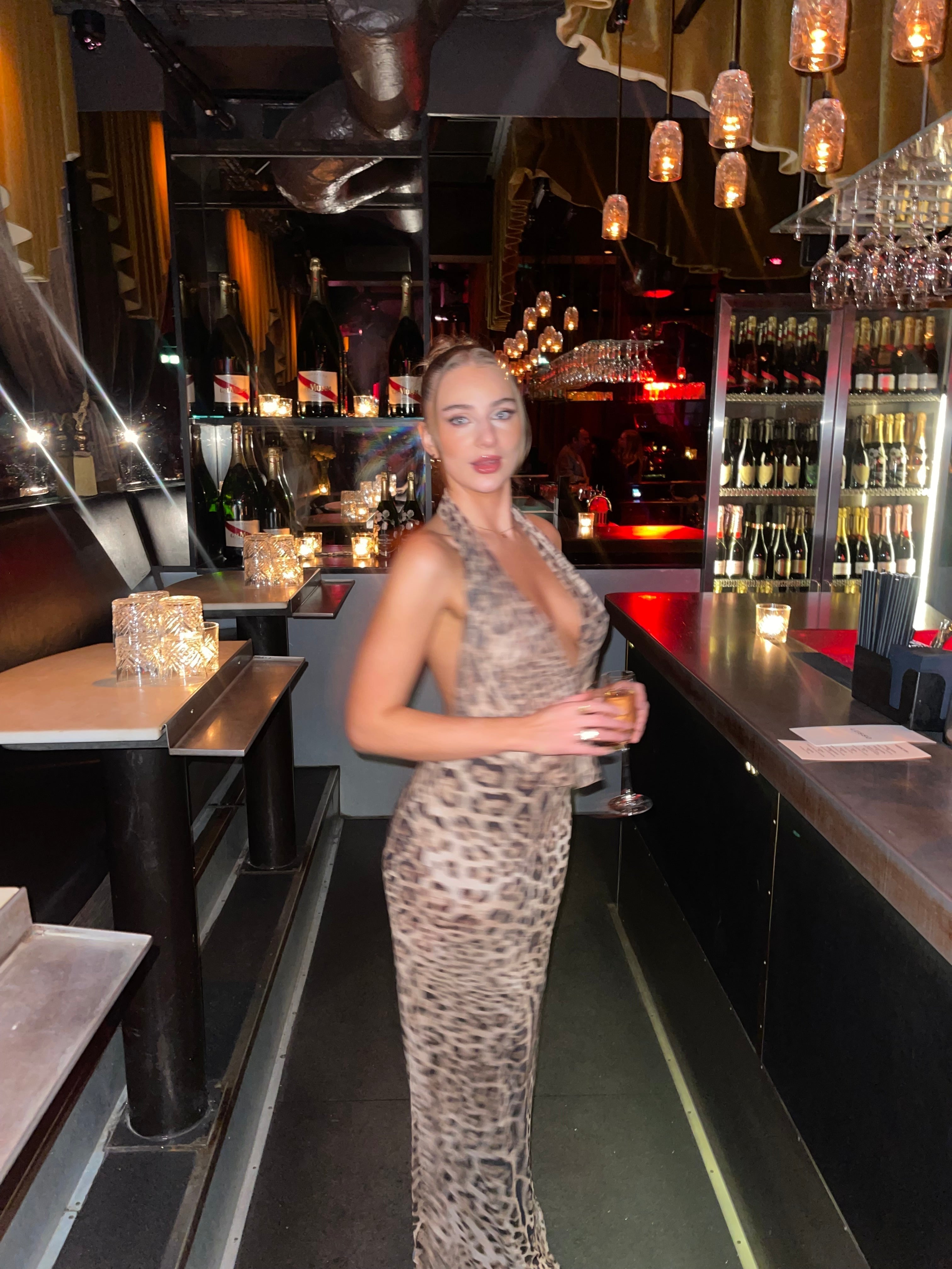 Savanna Leopard Maxi Dress