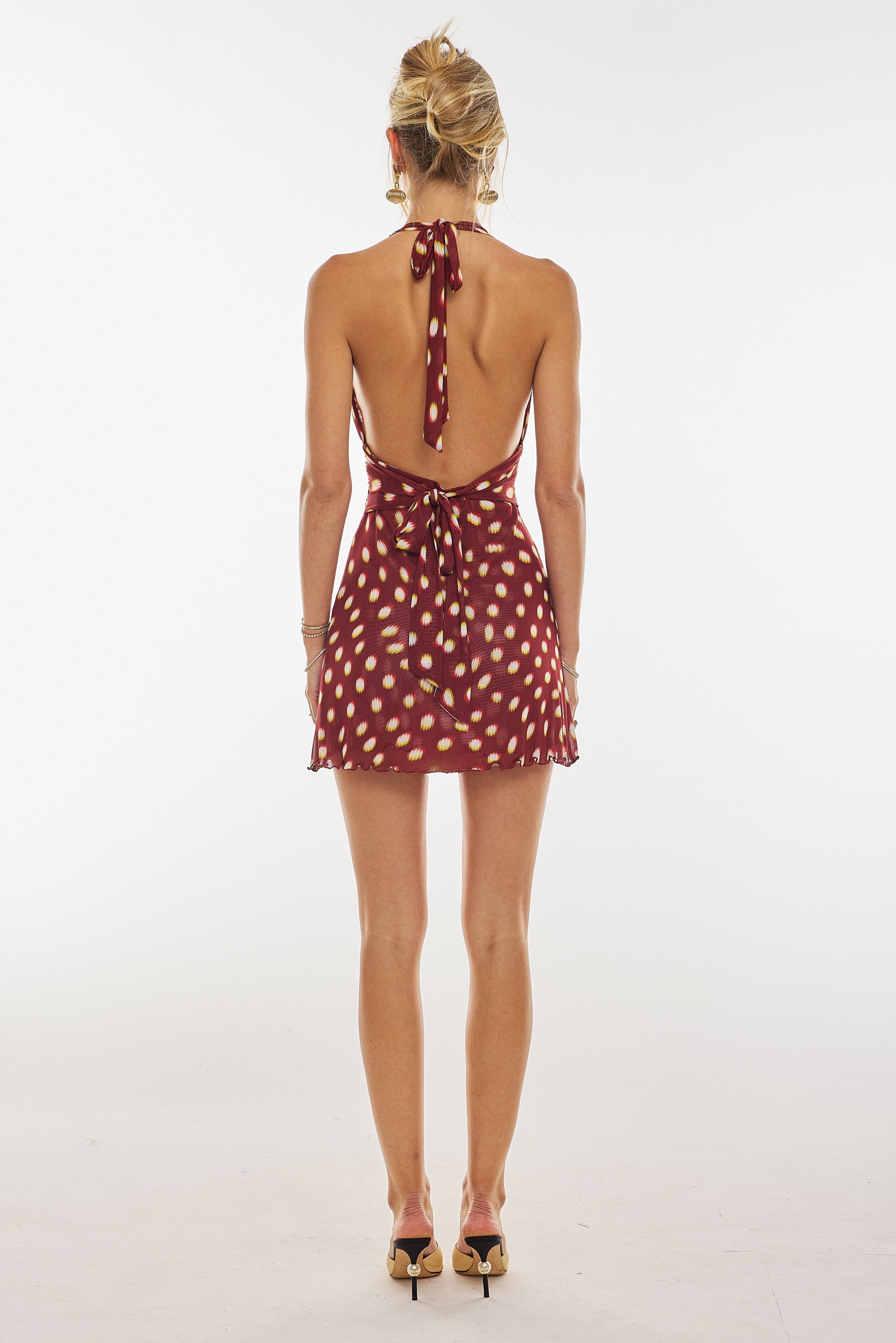 Avery Polkadot Minidress