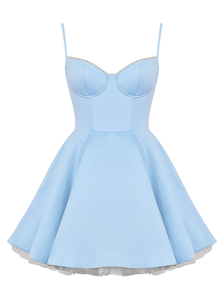 Vita Di Palma™ | Cinderella Blue Tulle Mini Dress