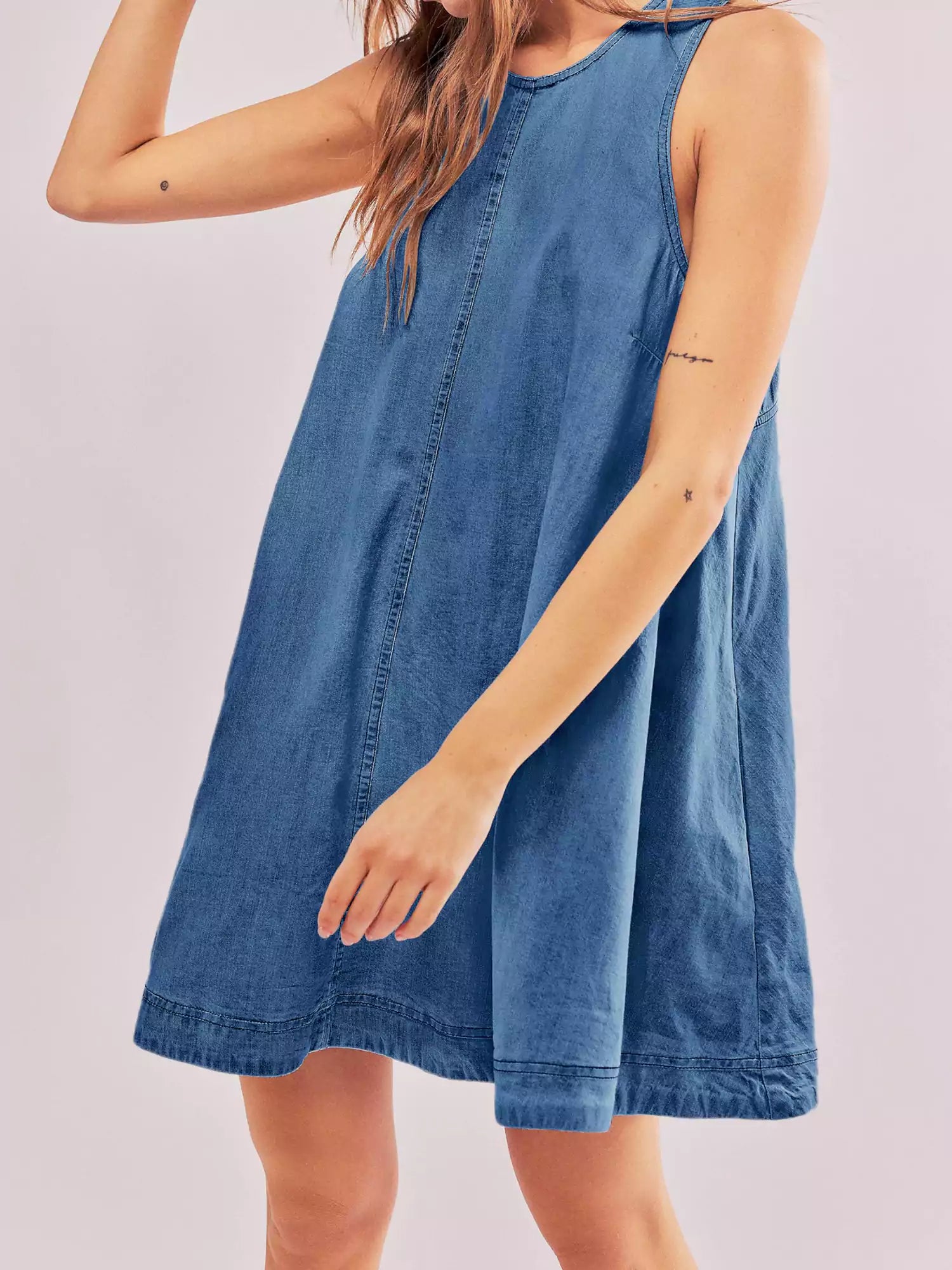 Vita Di Palma™ | Sunset Stroll Denim Mini Dress