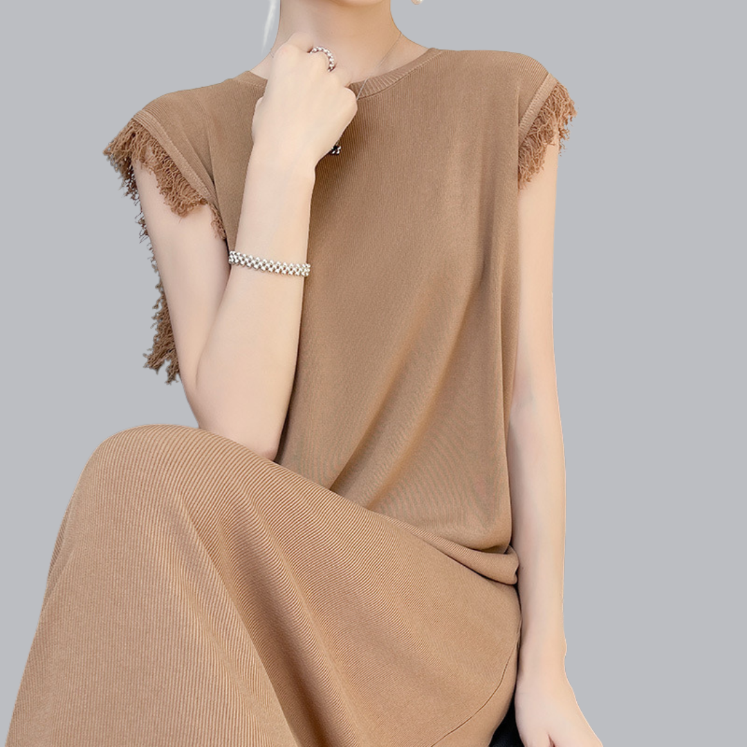 Vita Di Palma™ | Fringe Maxi Dress