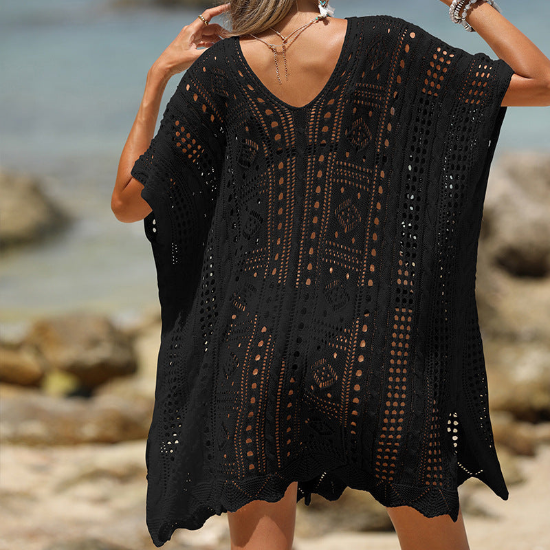 Vita Di Palma™ | Sexy Cutout Texture Sun Protection Beach Cover-Up Clothes