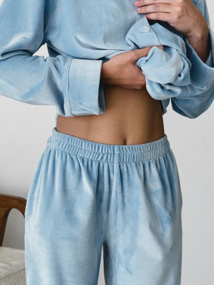 Alissa | Baby Blue Pyjama Set