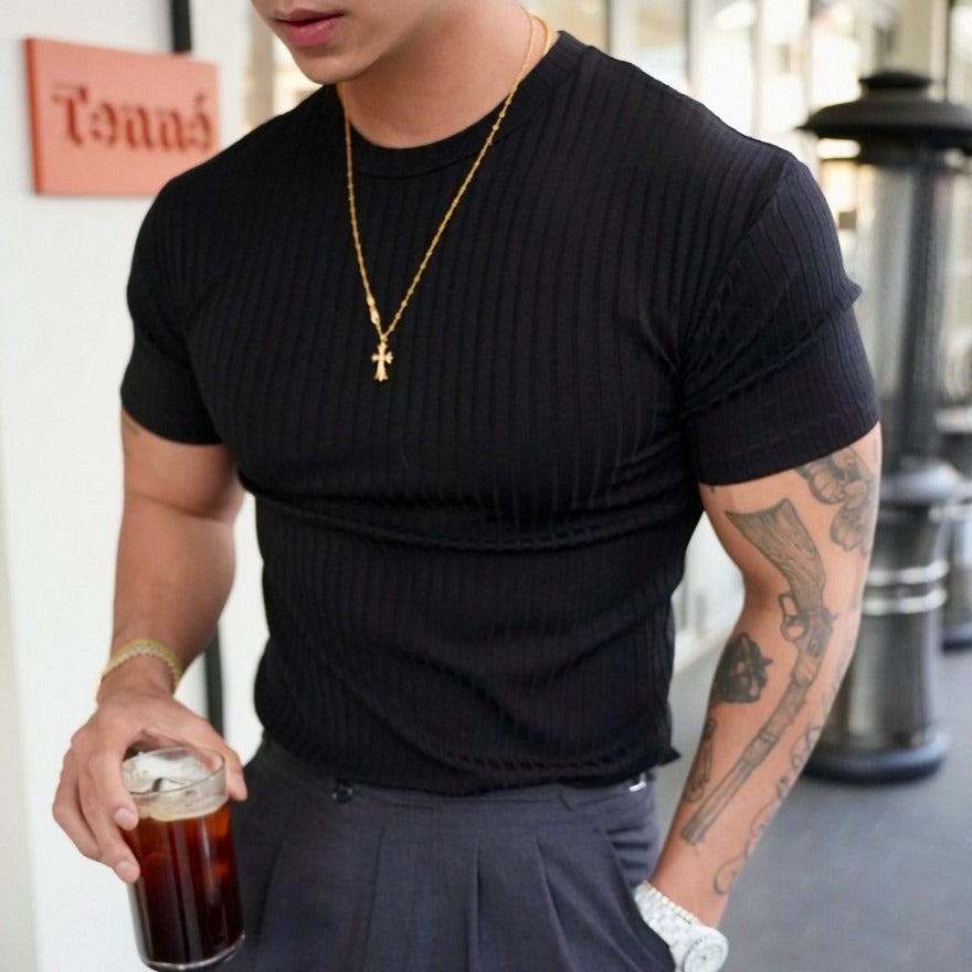 Vita Di Palma™ | Ribbed T-Shirt