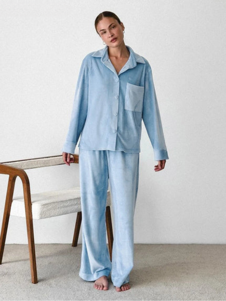 Alissa | Baby Blue Pyjama Set