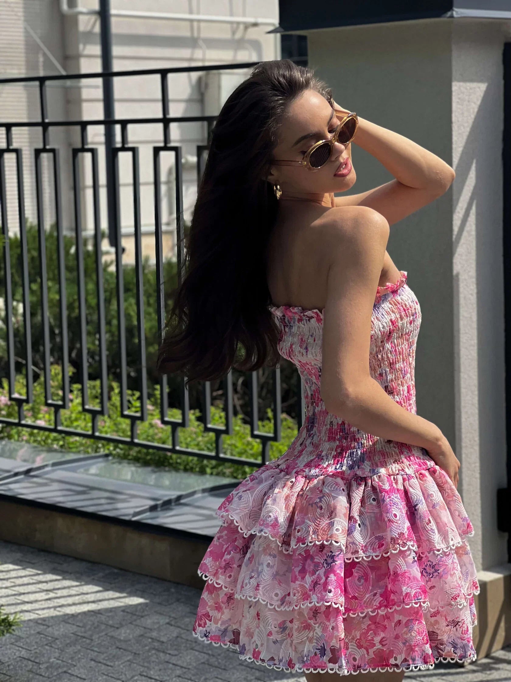 Rosaline | Elegant Frilled Dress