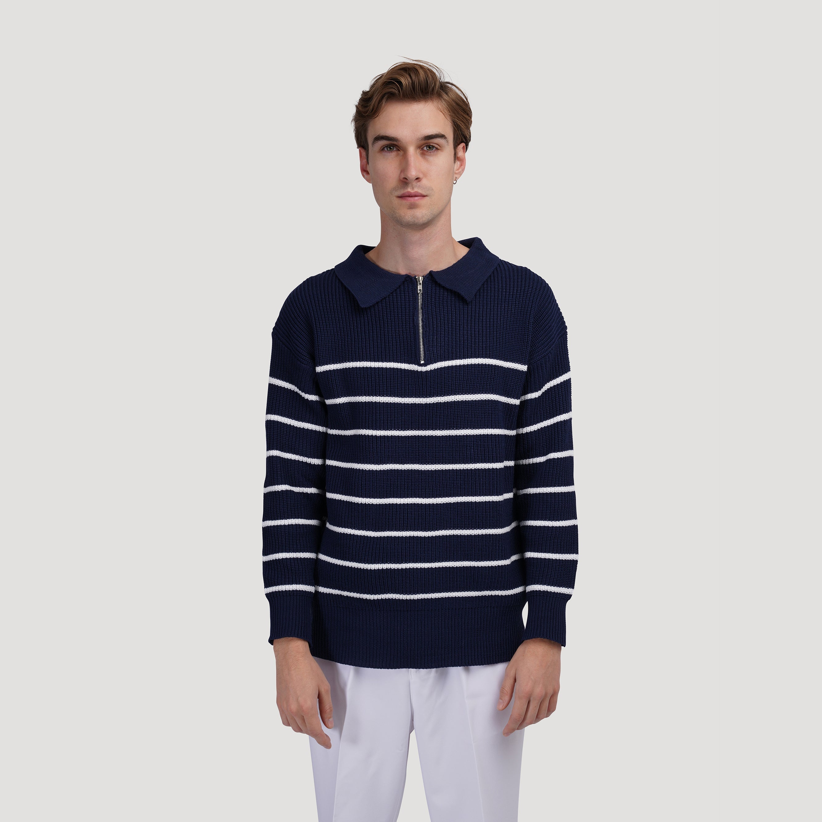 Vita Di Palma™ | Knit Half-Zip Sweater