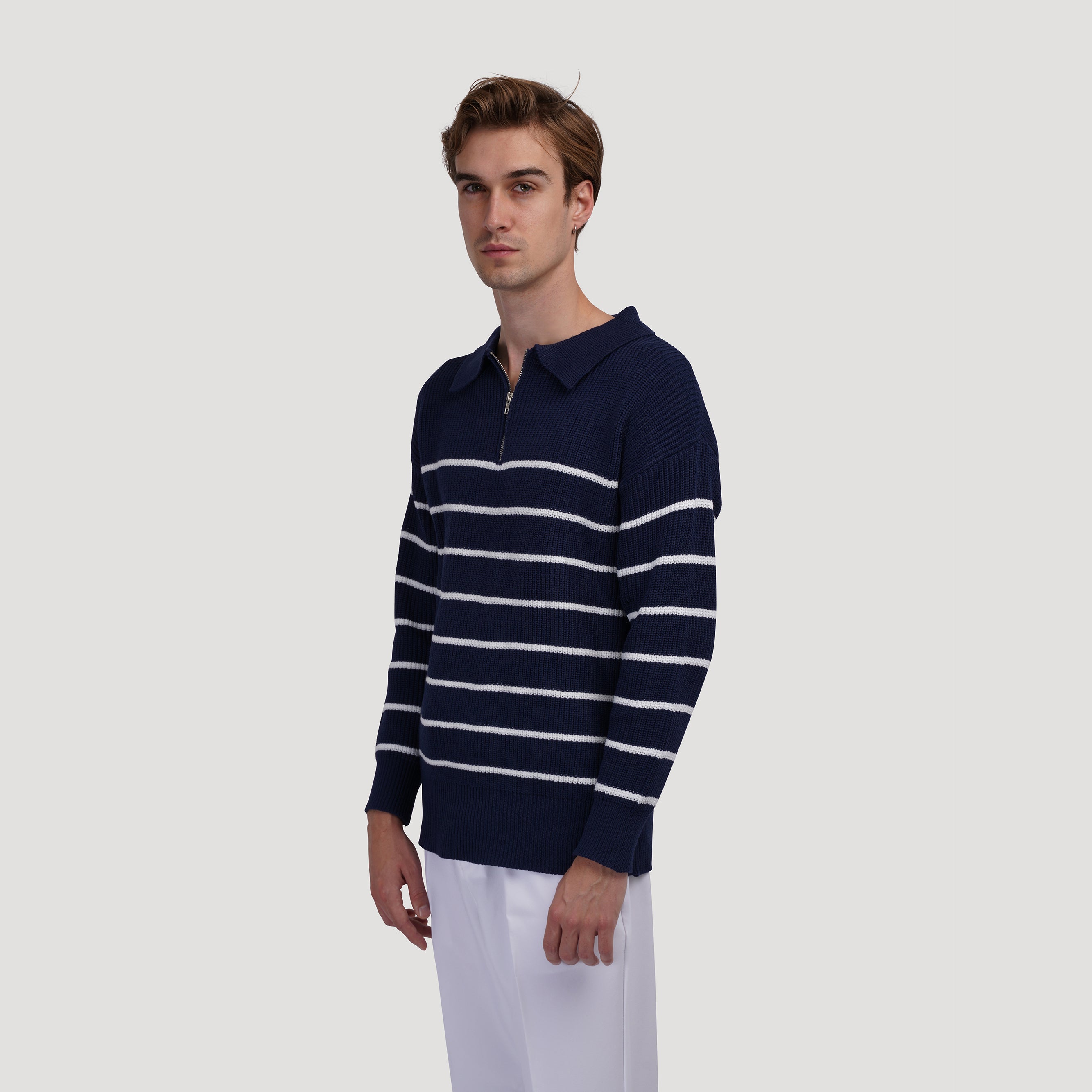 Vita Di Palma™ | Knit Half-Zip Sweater