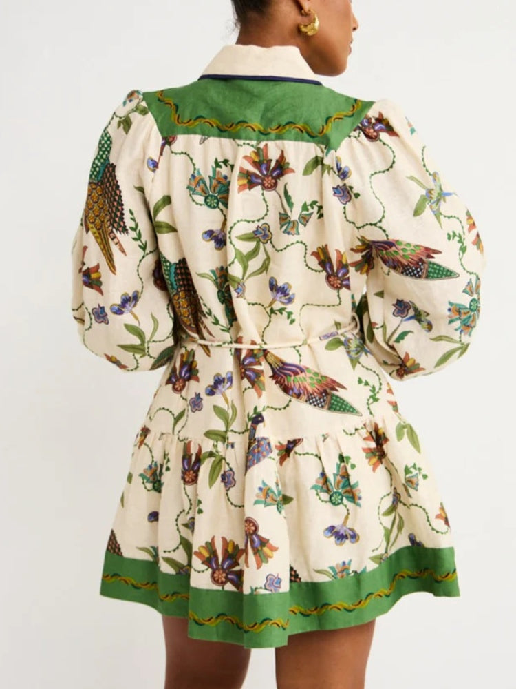 Vita Di Palma™ | Belted Floral Dress