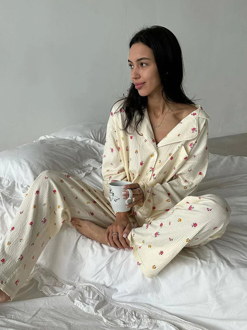 Nina | Soft Flower Pyjama