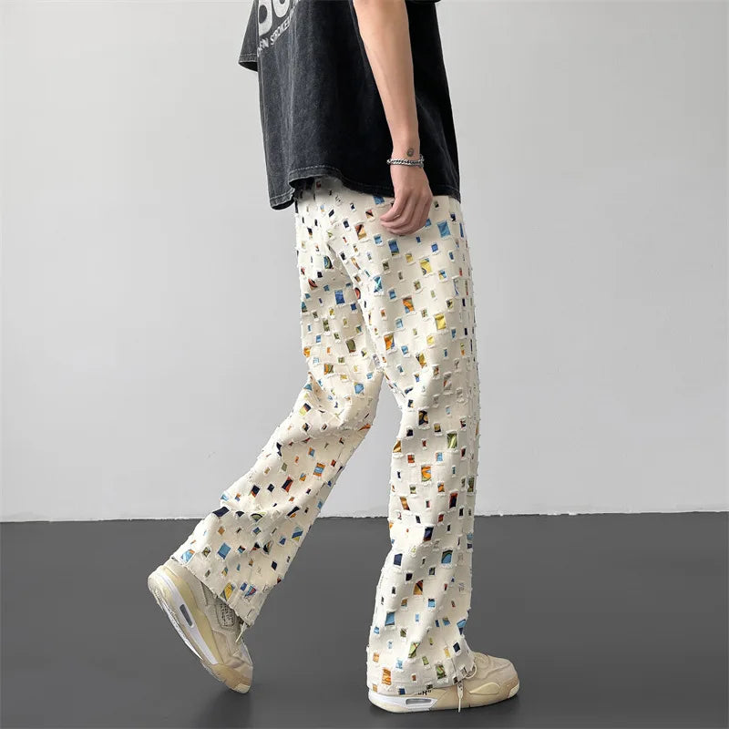 Vita Di Palma™ | Ripped Patchwork Pants