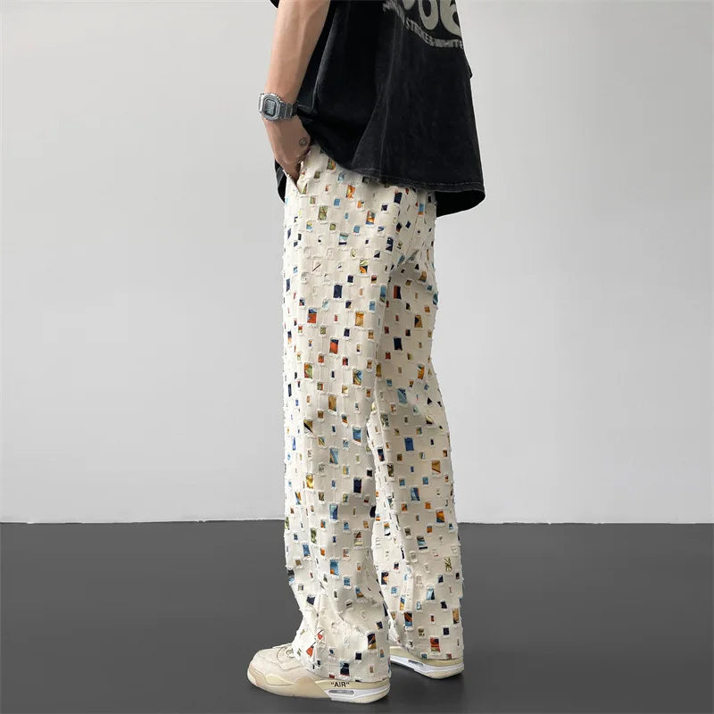 Vita Di Palma™ | Ripped Patchwork Pants