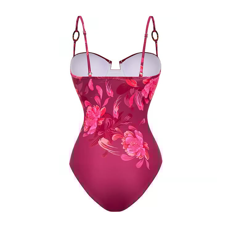 Vita Di Palma™ | Floral Print Two Piece Swimsuit Set