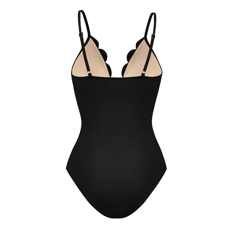 Vita Di Palma™ | Laser Cutting Flower Hollow Flared Skirt Swimsuit Set