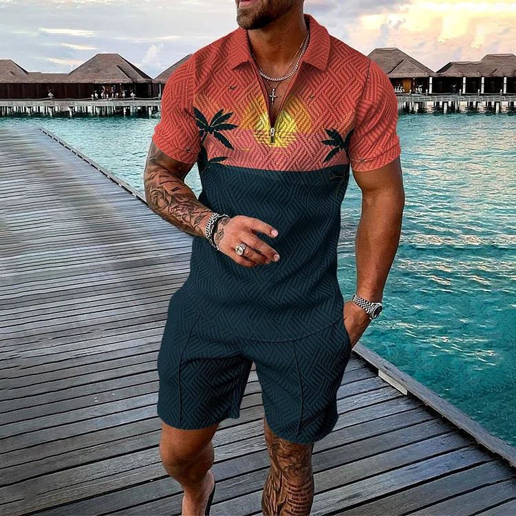 Vita Di Palma™ | Felix Cabana Polo & Shorts Set