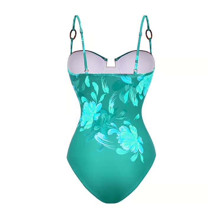 Vita Di Palma™ | Floral Print Two Piece Swimsuit Set