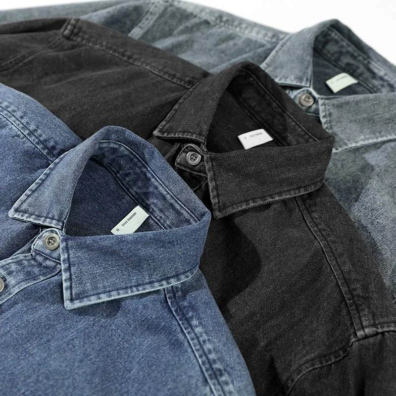 Vita Di Palma™ | Stone-Washed Denim Shirt