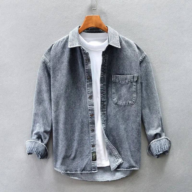 Vita Di Palma™ | Stone-Washed Denim Shirt