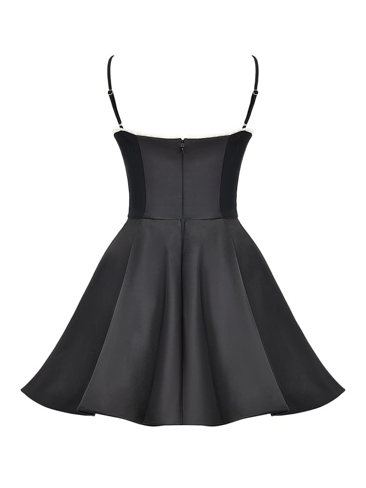 Vita Di Palma™ | Black Tulle Mini Dress