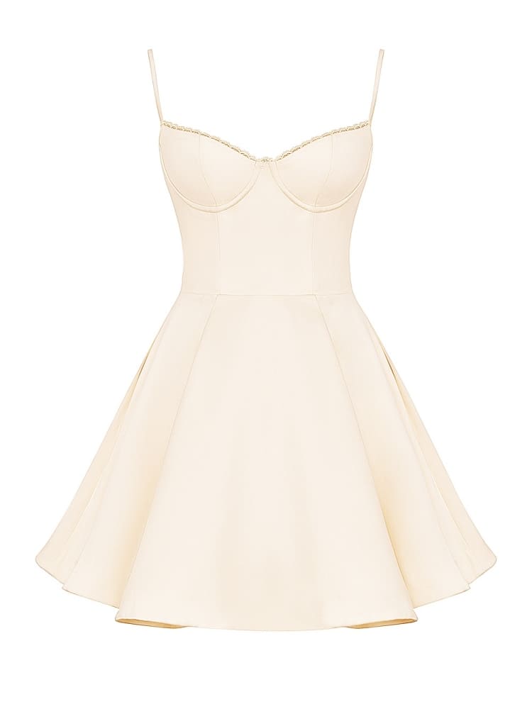 Vita Di Palma™ | Vintage Cream Tulle Mini Dress