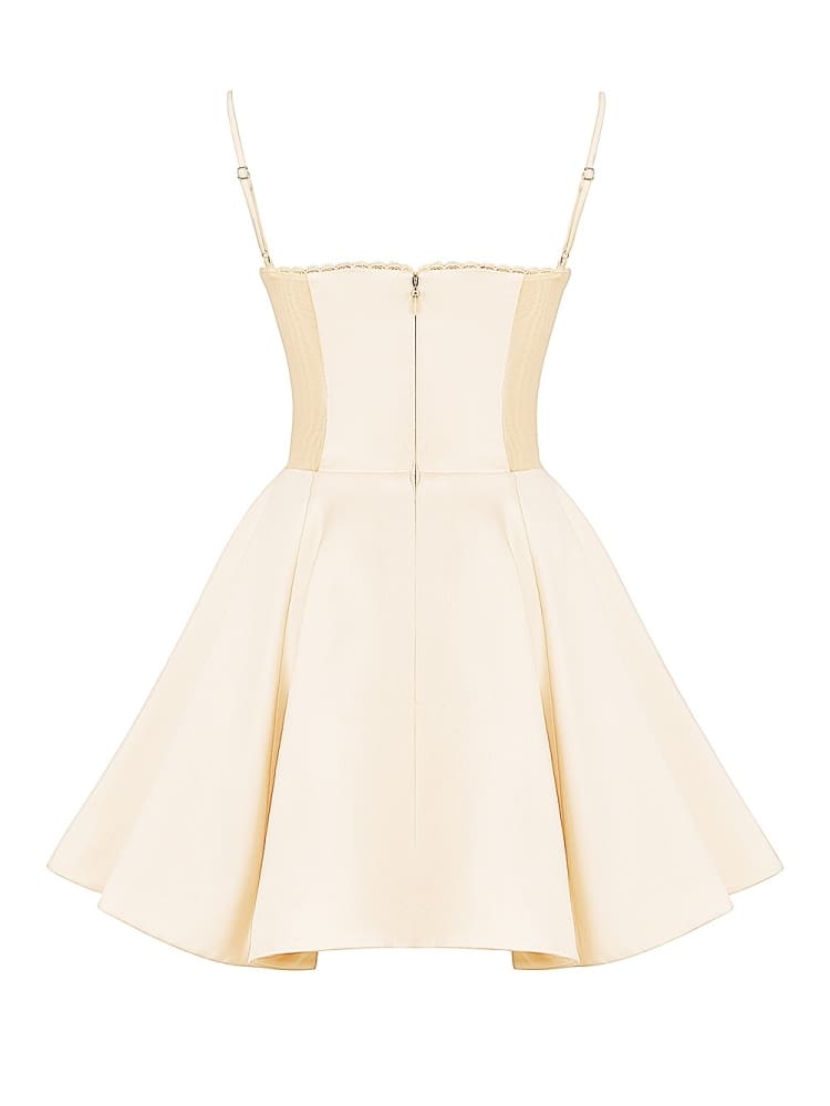 Vita Di Palma™ | Vintage Cream Tulle Mini Dress